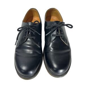 Dr. Martens Plain Welt Leather Oxford Shoes Black Size Men's 7 Womens 8 Unisex